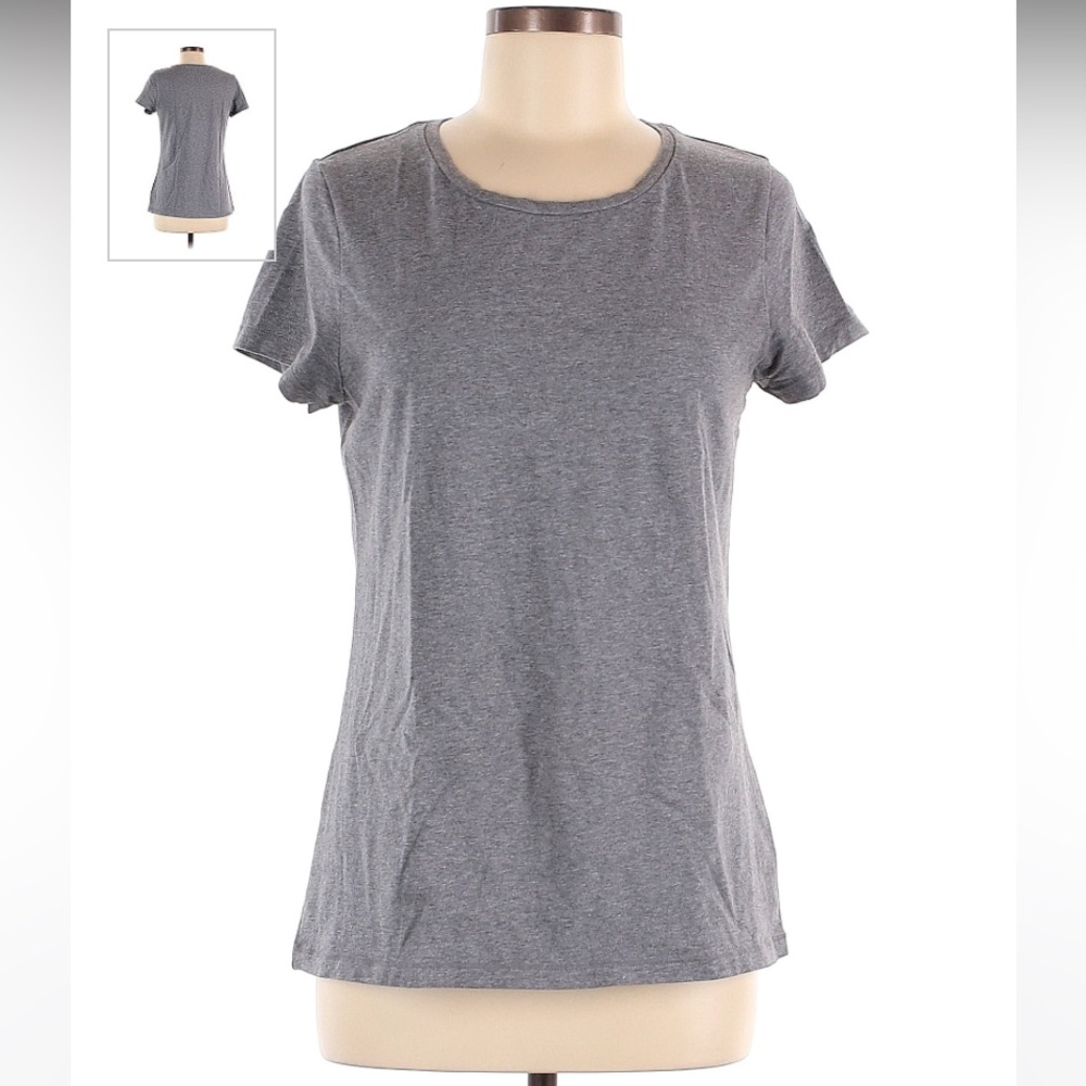 Sonoma gray scoop neck tee